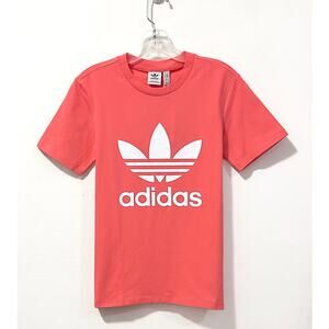 NWT: adidas - Women's Coral, Retro Trefoil Logo Tee (size XS)